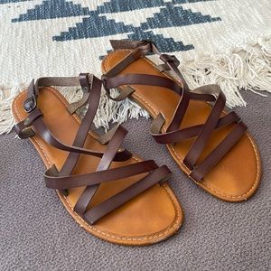 Strappy Leather Sandals